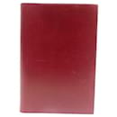 VINTAGE HERMES DIARY COVER IN BOX BORDEAUX BURGUNDY LEATHER DIARY COVER - Hermès