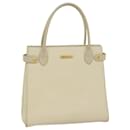 Burberrys Tote Bag Leather White Auth bs8607 - Autre Marque