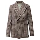 Isabel Marant Etoile Double Breasted Blazer in Multicolor Linen 