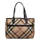 Bolso tote con cremallera superior a cuadros Nova - Burberry