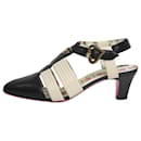 Black low-heel closed-toe sandals - size EU 41 - Gucci