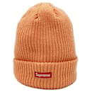 ***SUPRÊME (Suprême)  bonnet à logo petite boîte bonnet à logo petite boîte bonnet en tricot bonnet en tricot - Supreme