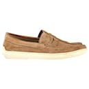 Tod's Moccasins in Brown Suede
