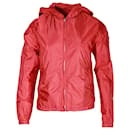 Veste à capuche Prada Sport en nylon rouge