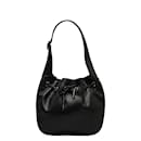 Gucci Leather Drawstring Hobo Bag Leather Shoulder Bag 001 4034  in Good condition