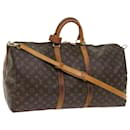 Louis Vuitton Monogram Keepall Bandouliere 55 Boston Bag M.41414 LV Auth 55488