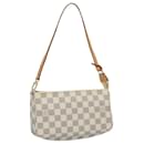 LOUIS VUITTON Damier Azur Pochette Accessoires Pouch N51986 LV Auth 55108a - Louis Vuitton