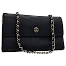 Chanel Wallet on chain Caviar with three folds