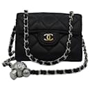 Chanel Wallet on Chain, Timeless noir en cuir d'agneau, Crossbody, Vintage