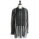 GIVENCHY Chemise soie rayée Homme T47 - Givenchy