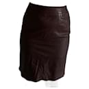 Dior brown leather skirt - Christian Dior