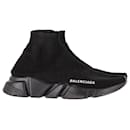 Balenciaga Speed Knit Sneakers in Black Polyester