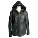 GIVENCHY Zipped leather jacket superb black leather T48 - Givenchy