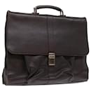 GUCCI Business Bag Leather Brown 015 1046 0090 Auth bs8611 - Gucci