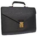 LOUIS VUITTON Epi Serviette Ambassador Business Bag Noir M54412 Auth LV 55373 - Louis Vuitton