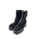 NON SIGNE / UNSIGNED  Ankle boots T.eu 38.5 velvet - Autre Marque