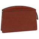 LOUIS VUITTON Epi Trousse Crete Pouch Marrón M48403 LV Auth 55791 - Louis Vuitton