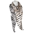 Pierre-Louis Mascia, zebra and floral printed scarf - Autre Marque