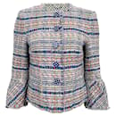Maison Common Blue Tweed Jacket - Autre Marque