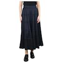 Blue midi tiered skirt - size UK 10 - Ulla Johnson