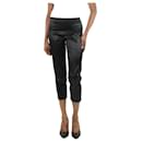 Pantalon skinny noir en satin - taille XS - Jean Paul Gaultier