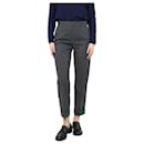 Grey tailored trousers - size UK 8 - Prada