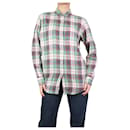 Multi checkered button-up shirt - size UK 10 - Dries Van Noten