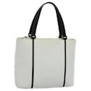 BURBERRY Tote Bag Leather White Auth bs8692 - Burberry