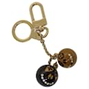 Porta-chaves LOUIS VUITTON Porte Cles Jack & Lucy Marrom Ouro M65376 Autenticação de LV 55174 - Louis Vuitton