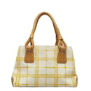 Check Canvas Handbag - Burberry
