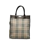 House Check Vertical Tote - Burberry