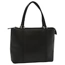 BURBERRY Tote Bag Leather Black Auth bs8728 - Burberry