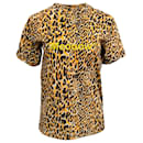 Ockerfarbenes Meooow-Hemd mit Leopardenmuster von Paco Rabanne