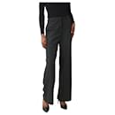 Black pinstripe tailored high-rise trousers - brand size 6 - Autre Marque