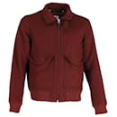 Sandro Paris Bomber Jacket in Red Wool