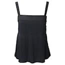 Theory Pleated Strap Top in Polyester