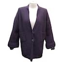 CARDIGAN CHANEL GILET IN CASHMERE S31727K00625 M 38 GIACCA IN CASHMERE VIOLA - Chanel