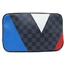 Louis Vuitton Toiletry pouch pouch N41608 CHECKED COBALT AMERICA'S CUP 2017 POUCH