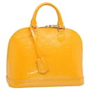 LOUIS VUITTON Monogram Vernis Alma PM Hand Bag Jone Passion M91695 LV Auth 55601 - Louis Vuitton