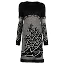 CHANEL Black wool cashmere dress T36 very good condition - Chanel