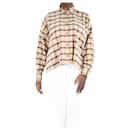 Beige check flannel shirt - size FR 42 - Isabel Marant Etoile
