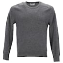 Ami Paris Sweater in Dark Grey Wool