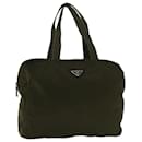 PRADA Hand Bag Nylon Khaki Auth bs9013 - Prada