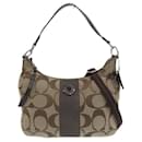 Signature Stripe Hobo Shoulder Bag in Great Condition - Coach