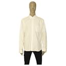 Camisa masculina casual de algodão branco Burberry Brit tamanho XXL