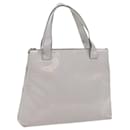 PRADA Shoulder Bag Leather Gray Auth bs8901 - Prada