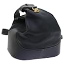 LOEWE Backpack Shoulder Bag Leather Navy Auth 56678 - Loewe