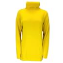 Maglione dolcevita in maglia di cashmere a maniche lunghe giallo Sybilla - Autre Marque