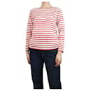 Red and cream striped top - size M - Saint Laurent