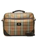 Haymarket Check Canvas Handbag - Burberry